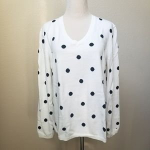 Tommy H Polka Dot Sweater